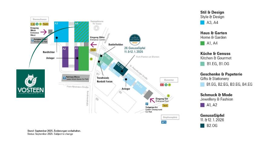 Nordstil -Hallenplan- Januar 2026
