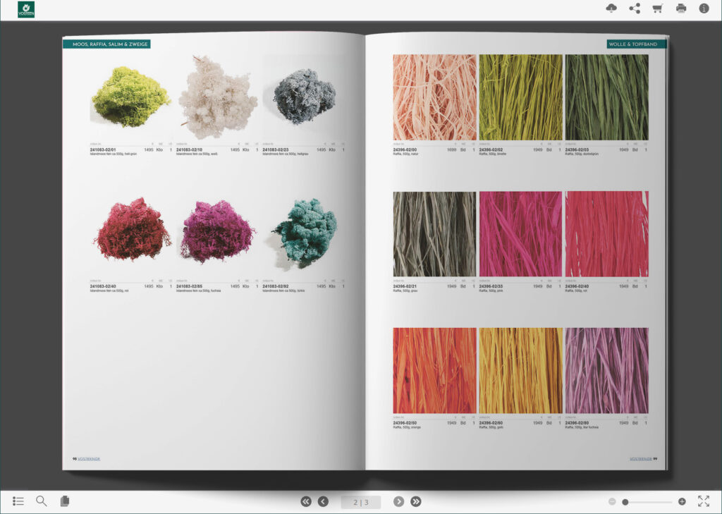 Vosteen • Floristenbedarf • Trendkataloge 54 26-1149-VOS_Web_Bedarf_2